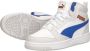 PUMA Rebound V6 Mid Jr Unisex Sneakers White-Vivid Blue-Feather Gray - Thumbnail 10