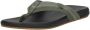 Reef Cushion Phantom 2.0 Olive Gum Heren Slippers Zwart Olijfgroen - Thumbnail 14