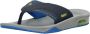 Reef Kids Fanning Jongens Slippers Navy Lime - Thumbnail 3