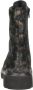 Remonte Metallic Dierenprint Veterschoen Black Dames - Thumbnail 3