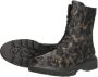 Remonte Metallic Dierenprint Veterschoen Black Dames - Thumbnail 5