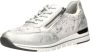 Remonte Zilveren Metallic Sneakers voor Dames Gray Dames - Thumbnail 7