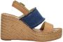 Replay Jess Band Sandalen Touwzool licht blauw - Thumbnail 5