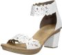 Rieker Sandalette Dames Wit Zilver - Thumbnail 4