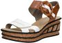 Rieker Trendy Platform Sandaal met gesp Multicolor Dames - Thumbnail 13