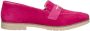 Rieker Fuchsia Suède Loafer met Leren Voetbed Pink Dames - Thumbnail 11