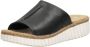 Rieker Zwarte Comfort Slipper met Voorgevormd Voetbed Black Dames - Thumbnail 4