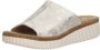 Rieker Slipper 69288-60 Beige Zilver - Thumbnail 6