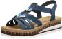 Rieker V7909-12 dames sandalen sportief blauw - Thumbnail 3