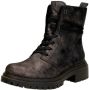 Rieker Metallic Veterschoen met Teddy Voering Black Dames - Thumbnail 3