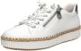 Rieker Witte Zomer Sneakers Elastische Veters White Dames - Thumbnail 6