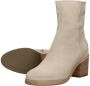 Shabbies Amsterdam Shabbies 183020354 Shs1378 Enkellaarsjes Enkelboots met rits Dames Beige - Thumbnail 9