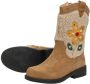 Shoesme suède cowboylaarzen beige Bruin Meisjes Suede Bloemen 26 - Thumbnail 12