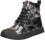 Shoesme Bikerboots Meisjes Old Silver Leer - Thumbnail 9