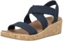 Skechers Arch Fit Beverlee 119260-NVY Vrouwen Marineblauw Sandalen - Thumbnail 10