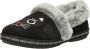 Bobs Skechers Too Cozy-Meow Pajama 33355-BLK Vrouwen Zwart Pantoffels - Thumbnail 7