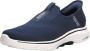 Skechers Go Walk 7 Easy On 2 Heren Instappers Donkerblauw - Thumbnail 12