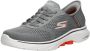 Skechers Go Walk 7 Free Hand 2 Slip-Ins instapper Gray Heren - Thumbnail 4