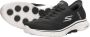 Skechers Go Walk 7 Free Hand 2 Heren Instappers Zwart Wit - Thumbnail 7