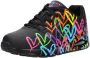 Skechers Lage Sneakers Highlight Love 177981 BKMT Black Multi - Thumbnail 114