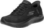 Skechers Instapper Hands-Free Slip-Ins Go Walk Flez Mali 124837 BBK Zwart Machine Washable - Thumbnail 8