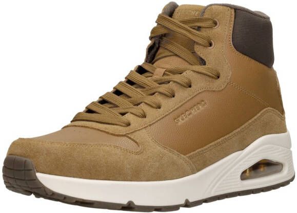 Skechers Sneakers Hoog Middel Bruin