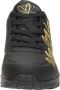 Skechers JGoldcrown Uno Golden Heart Sneakers Dames Zwart - Thumbnail 12