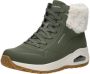 Skechers Uno Rugged Fall Air Dames Laarzen Olijfgroen - Thumbnail 11