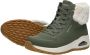 Skechers Uno Rugged Fall Air Dames Laarzen Olijfgroen - Thumbnail 14