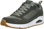 Skechers Uno Stacre Heren Sneakers Olijfgroen - Thumbnail 3