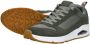 Skechers Uno Stacre Heren Sneakers Olijfgroen - Thumbnail 7