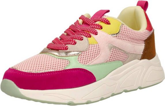 Sub55 Sneakers Laag Fuchsia