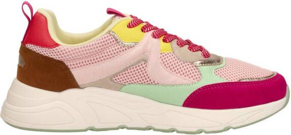 Sub55 Sneakers Laag Fuchsia