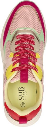 Sub55 Sneakers Laag Fuchsia