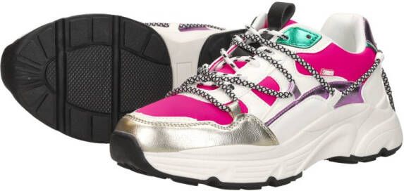 Sub55 Sneakers Laag Fuchsia