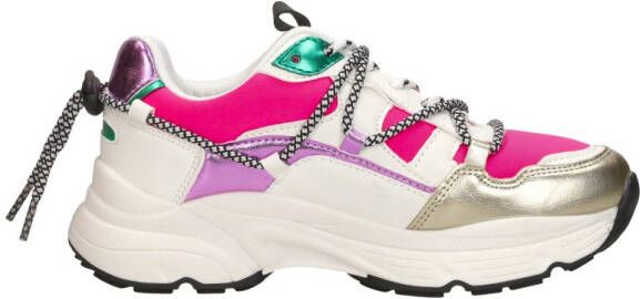 Sub55 Sneakers Laag Fuchsia