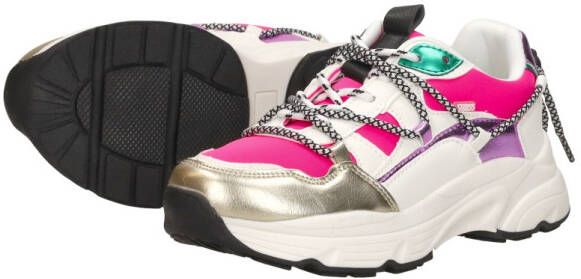 Sub55 Sneakers Laag Fuchsia