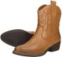 Sub55 Western boots Enkellaarsjes Hak cognac - Thumbnail 6