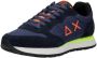 Sun68 Fluo Navy Blue Hardloopschoenen Tom Solid Blue Heren - Thumbnail 8