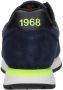 Sun68 Fluo Navy Blue Hardloopschoenen Tom Solid Blue Heren - Thumbnail 9