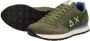 SUN68 Sun 68 Tom Solid Sneakers Heren Groen - Thumbnail 10