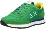 Sun68 Tom Solid Nylon Sneaker Mannen Groen geel blauw - Thumbnail 13