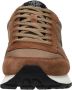 Sun68 Tom Solid Fluo Suede Nylon Hardloopschoen Brown Heren - Thumbnail 5