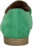 Tamaris Groene suède loafers met verharde hiel en gouden detail Green Dames - Thumbnail 6