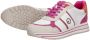 Tamaris Vegan Sneaker met Roze en Oranje Accents Multicolor Dames - Thumbnail 8