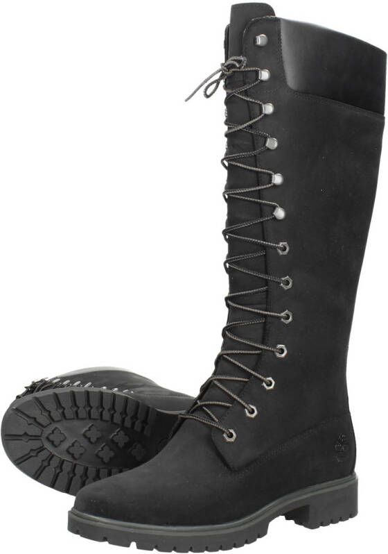 Timberland Women's Premium 14in Laarzen Nubuck Dames Zwart - Foto 8