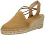 Toni Pons Tremp Dames Espadrilles Sleehak Bruin Suède - Thumbnail 7