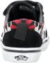 Vans Ward V sneakers zwart wit roze Meisjes Canvas Dierenprint 21 - Thumbnail 6