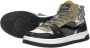 VINGINO Maxime leren sneakers zwart bruin Meisjes Leer Meerkleurig 36 - Thumbnail 14