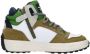 VINGINO Vito leren sneakers groen Jongens Leer Meerkleurig 34 - Thumbnail 10